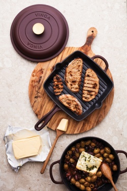 Logo trade promotional gifts picture of: VINGA Monte enamelled grill pan