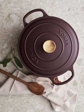 Logo trade promotional item photo of: VINGA Monte enameled cast iron pot 5.5L