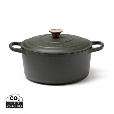 Logo trade promotional items picture of: VINGA Monte enameled cast iron pot 5.5L