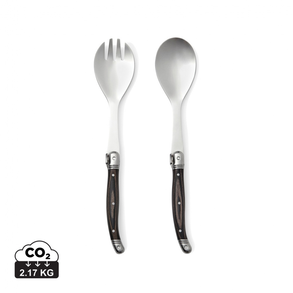 Logo trade corporate gifts picture of: VINGA Gigaro serving cutlery