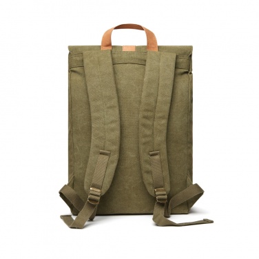 Logo trade corporate gifts picture of: VINGA Bosler backpack GRS recycled canvas