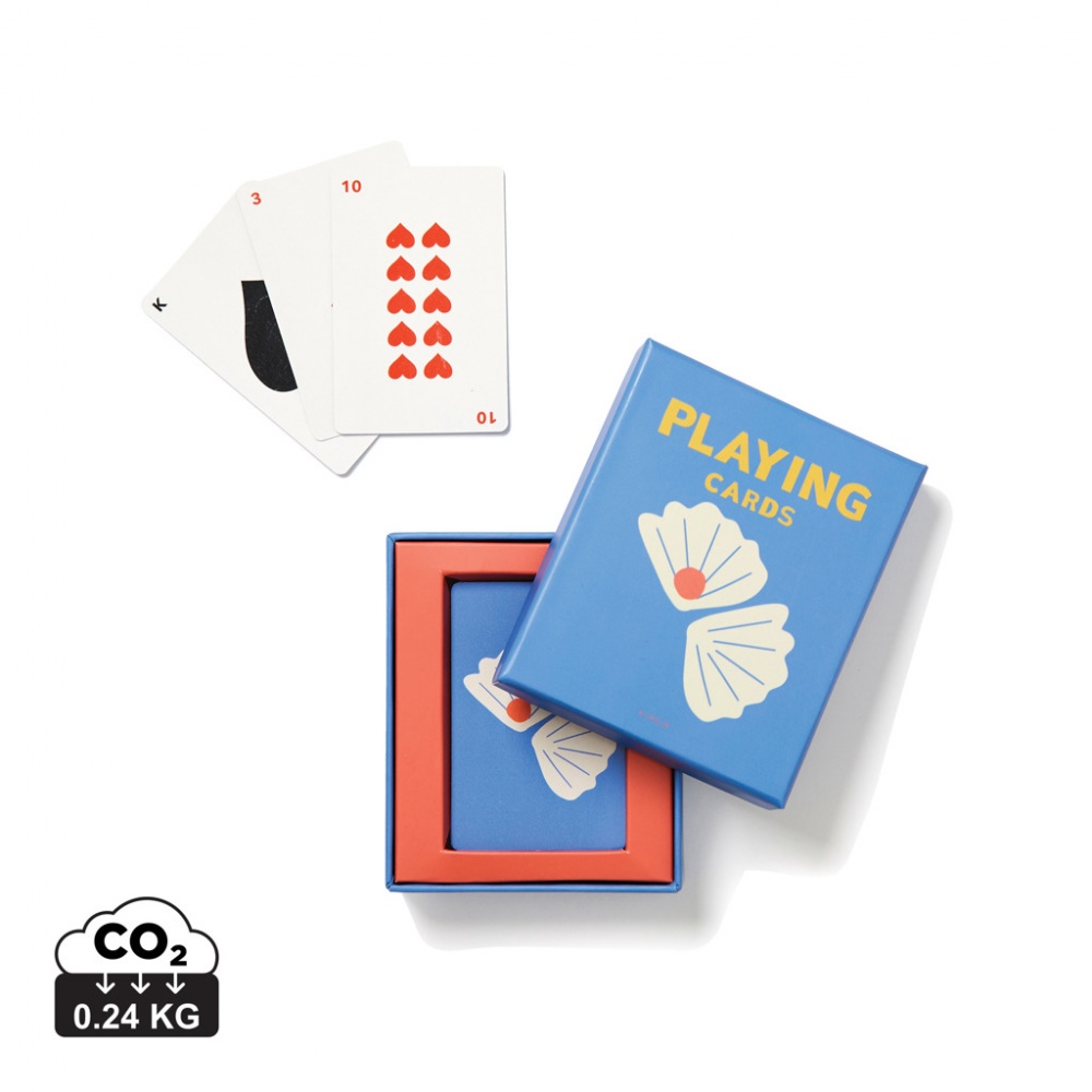 Logo trade corporate gifts picture of: VINGA Playing cards coffee table edt.