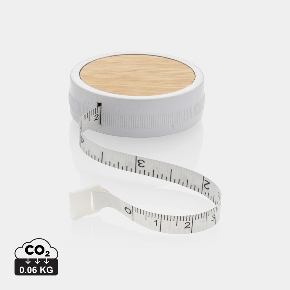 Logotrade business gift image of: RCS recycled plastic & bamboo tailor tape