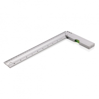 Logo trade business gift photo of: Ruler with level