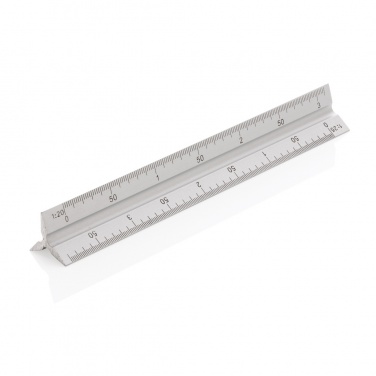 Logo trade promotional products picture of: 15cm. Aluminum triangular ruler