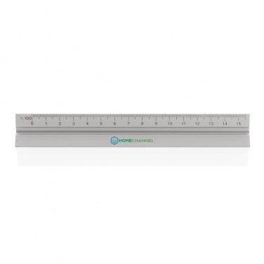 Logotrade promotional item image of: 15cm. Aluminum triangular ruler