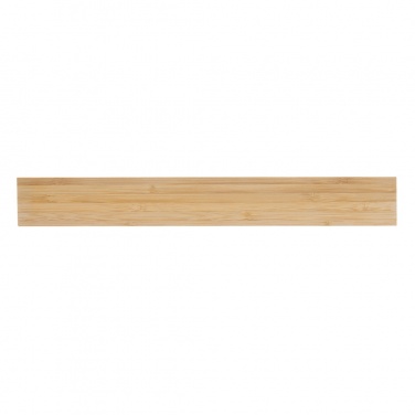 Logo trade promotional products picture of: Timberson extra thick 30cm double sided bamboo ruler