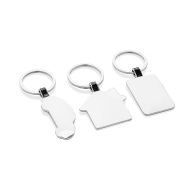 Logotrade promotional giveaway picture of: RCS recycled zinc alloy car keyring