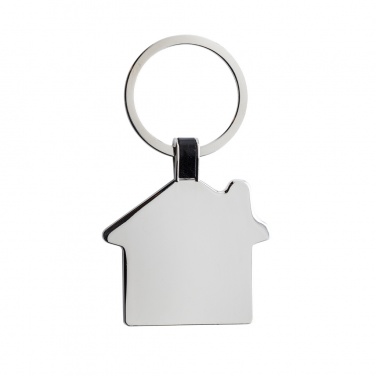 Logotrade promotional merchandise photo of: RCS recycled zinc alloy house keyring