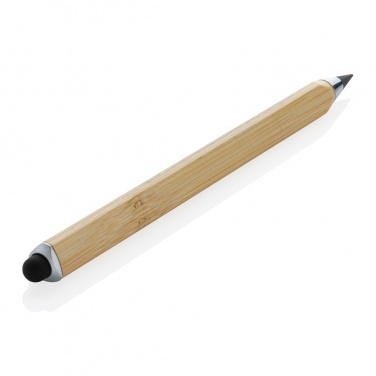 Logo trade promotional gift photo of: Eon bamboo infinity multitasking pen