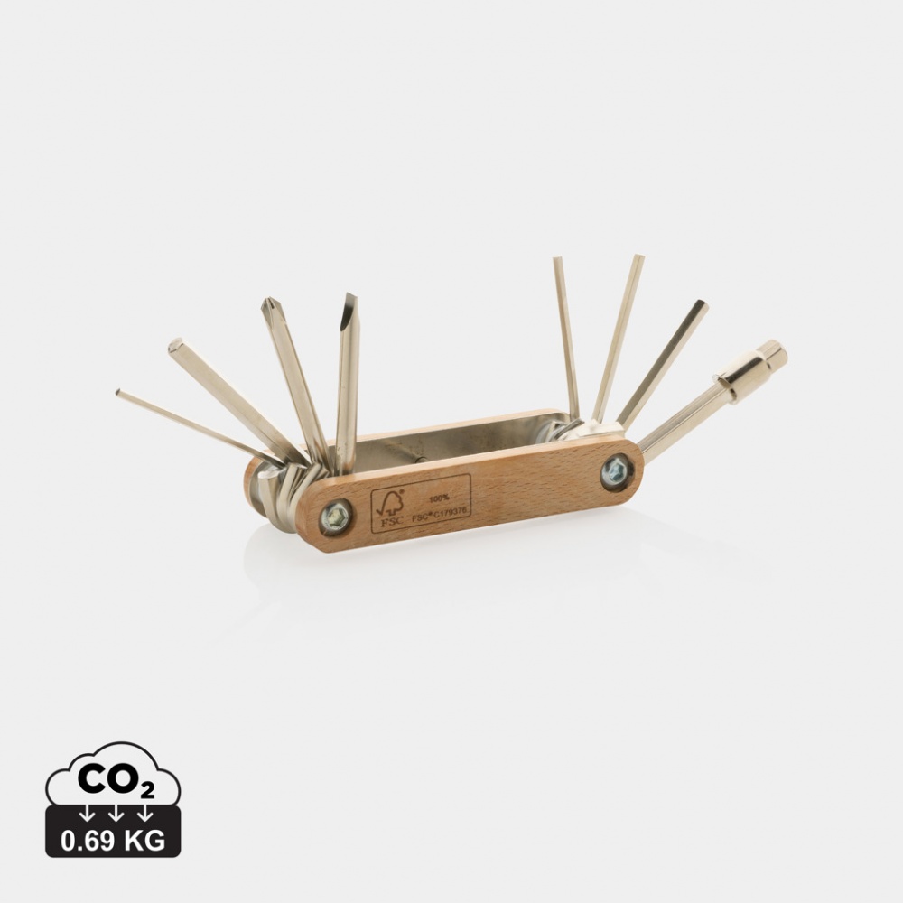 Logo trade promotional giveaways picture of: Wooden hex tool