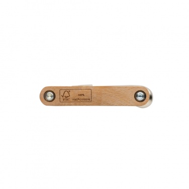 Logo trade promotional merchandise picture of: Wooden hex tool