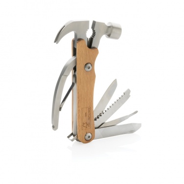 Logo trade promotional items image of: Wooden multi-tool hammer