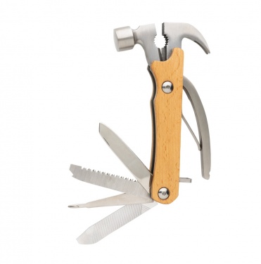 Logo trade promotional merchandise picture of: Wooden multi-tool hammer