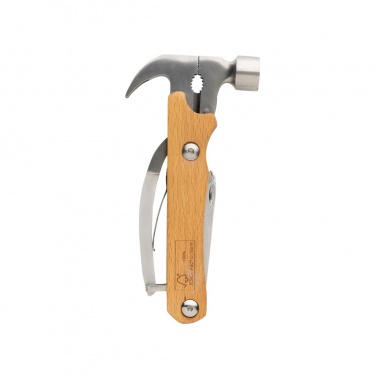 Logo trade corporate gifts picture of: Wooden multi-tool hammer