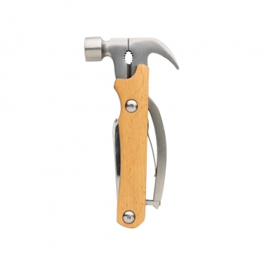 Logo trade business gift photo of: Wooden multi-tool hammer