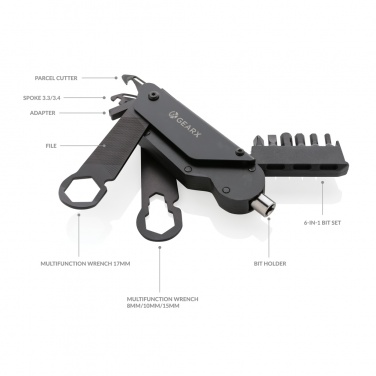 Logotrade promotional product picture of: Gear X bicycle tool