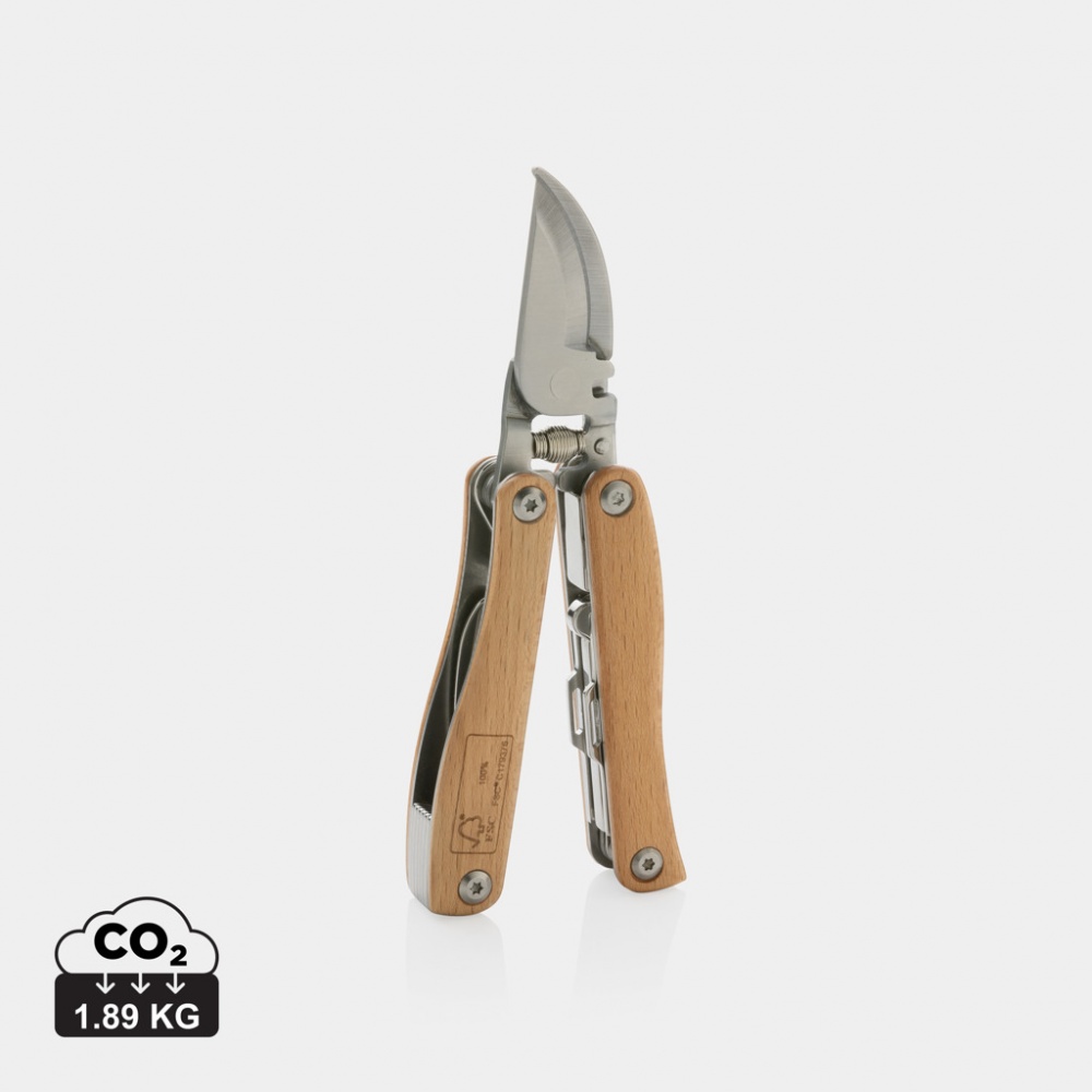 Logo trade promotional products picture of: Wooden garden multi-tool