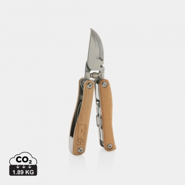 Logotrade promotional products photo of: Wooden garden multi-tool