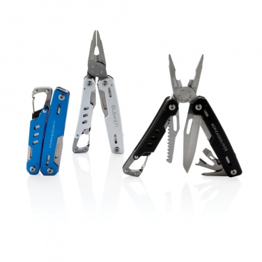 Logo trade promotional merchandise photo of: Solid multitool with carabiner