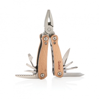 Logo trade promotional gifts picture of: Wood multitool mini