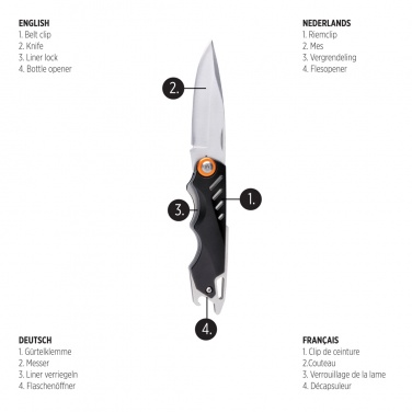 Logo trade promotional gifts image of: Excalibur knife