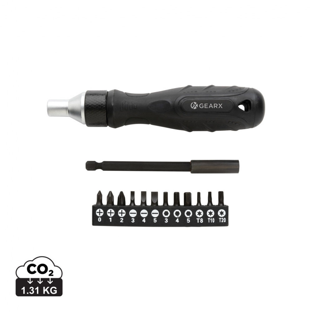 Logo trade promotional gifts image of: Gear X ratchet screwdriver