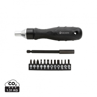 Logo trade promotional giveaways picture of: Gear X ratchet screwdriver