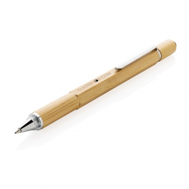 Logotrade business gift image of: Bamboo 5-in-1 toolpen