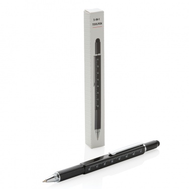 Logotrade promotional gift picture of: 5-in-1 aluminium toolpen