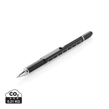 Logo trade promotional merchandise picture of: 5-in-1 aluminium toolpen