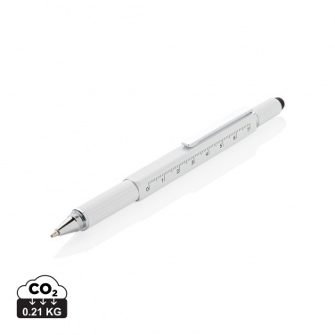 Logotrade corporate gift image of: 5-in-1 aluminium toolpen