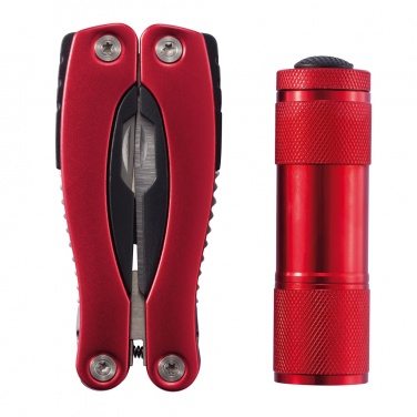 Logo trade promotional products picture of: Multitool and torch set