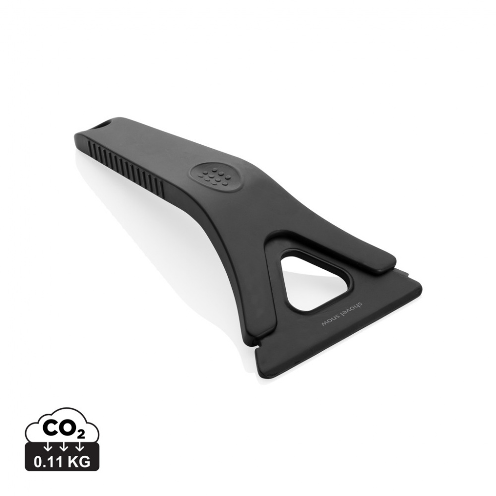 Logo trade corporate gift photo of: Polard RCS certified recycled plastic 3-in-1 ice scraper