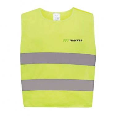 Logotrade promotional items photo of: GRS recycled PET high-visibility safety vest 3-6 years