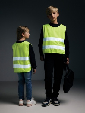 Logotrade advertising products photo of: GRS recycled PET high-visibility safety vest 3-6 years