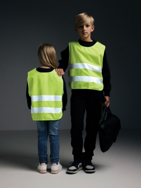 Logo trade corporate gift photo of: GRS recycled PET high-visibility safety vest 3-6 years