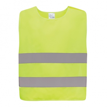 Logo trade promotional gift photo of: GRS recycled PET high-visibility safety vest 7-12 years