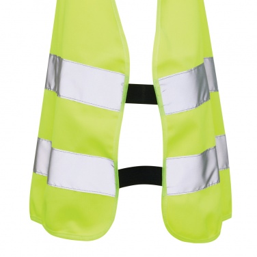 Logotrade promotional merchandise image of: GRS recycled PET high-visibility safety vest 7-12 years