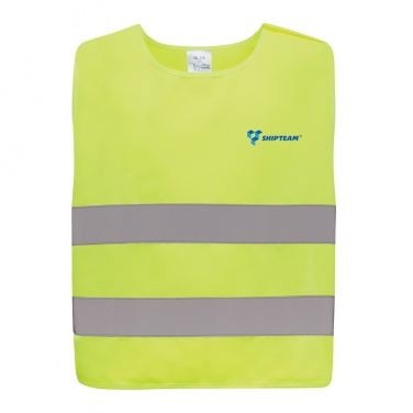 Logotrade corporate gift picture of: GRS recycled PET high-visibility safety vest 7-12 years