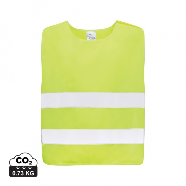 Logotrade corporate gift picture of: GRS recycled PET high-visibility safety vest 7-12 years