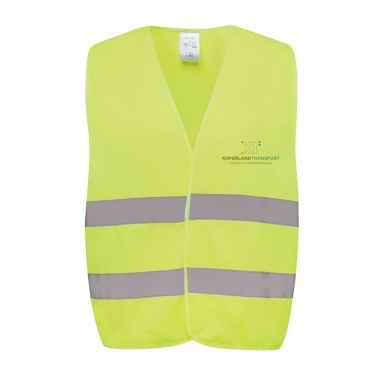 Logo trade promotional items image of: GRS recycled PET high-visibility safety vest