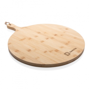 Logo trade promotional giveaway photo of: Ukiyo bamboo round serving board