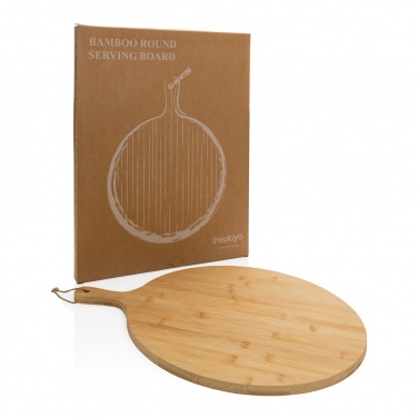 Logotrade business gift image of: Ukiyo bamboo round serving board