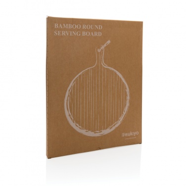 Logo trade promotional products picture of: Ukiyo bamboo round serving board