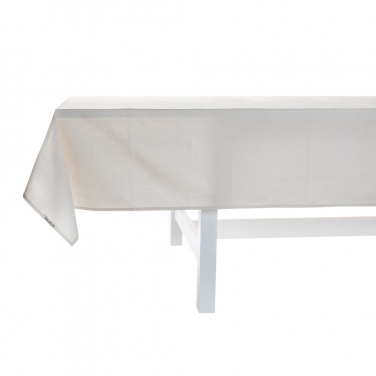 Logo trade promotional giveaways image of: Ukiyo Aware™ 180gr rcotton table cloth 250x140cm