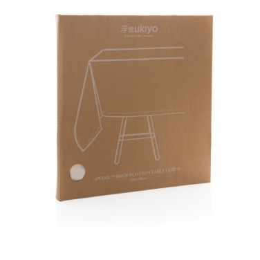 Logo trade promotional gifts image of: Ukiyo Aware™ 180gr rcotton table cloth 250x140cm