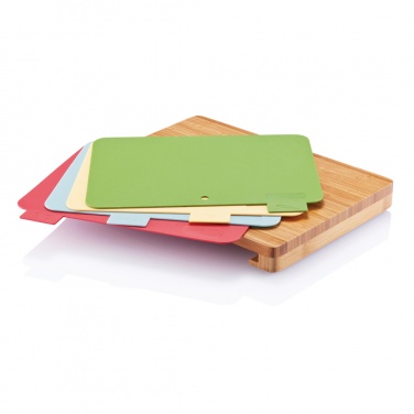 Logotrade promotional gift image of: Cutting board with 4pcs hygienic boards