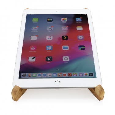 Logotrade corporate gift picture of: Bamboo portable laptop stand