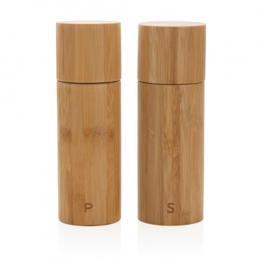 Logotrade corporate gift image of: Ukiyo bamboo salt and pepper mill set